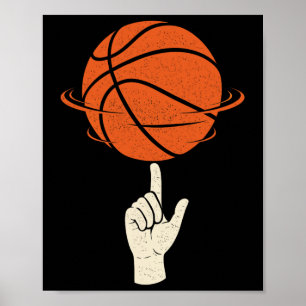 Poster Sketll en rotation - Joueur Sketll Fan Coach Sketl