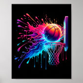 Poster Sketll Hoop Net Shirt For Boys Men Teen Ice Cream (Devant)