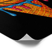 Poster Sketll Ice Cream Cone Fun Drip Sprinkles (Coin)