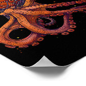 Poster Sketll Octopus Sketll Lover Artwork Slam Dunk  (Coin)