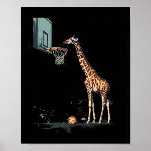 Poster Sketto Giraffe Sketto Hoop Artwork Slam Dunk