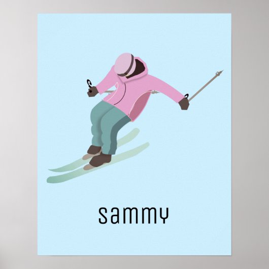 Poster Ski (Devant)