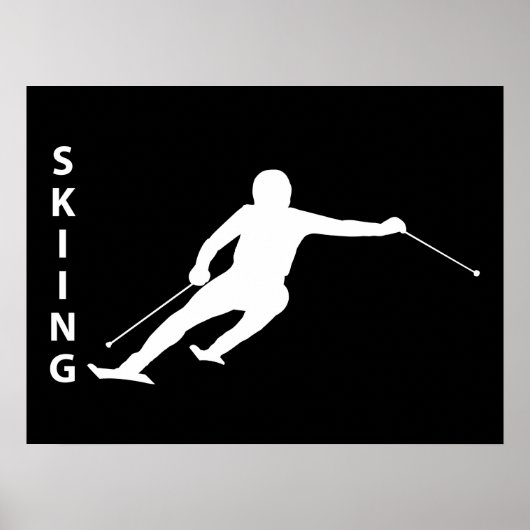 Poster Ski (Devant)