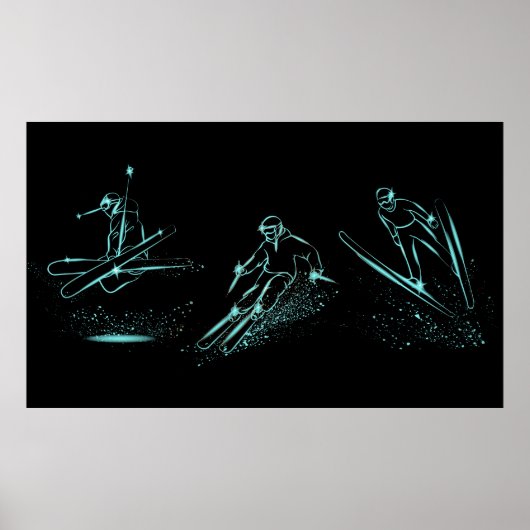 Poster Ski 2 (Devant)