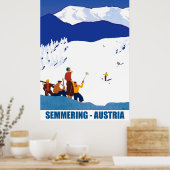 Poster Ski à Semmering, Autriche (Cuisine)