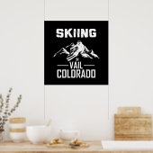 Poster Ski à Vail Colorado (Cuisine)