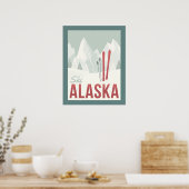 Poster Ski Alaska (Cuisine)