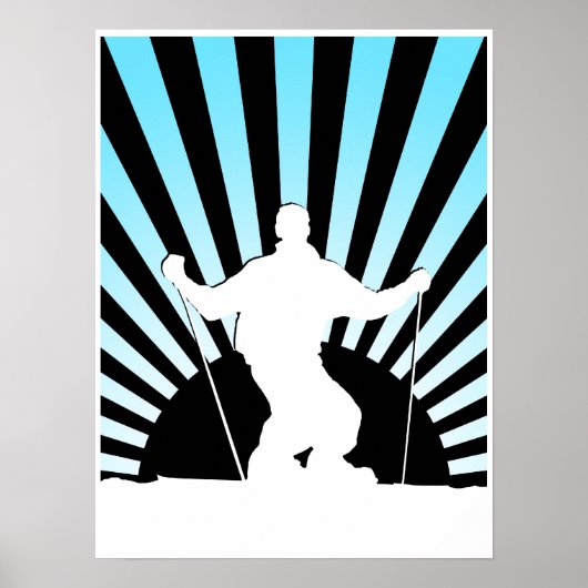 Poster ski alpin (Devant)