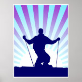 Poster ski alpin (Devant)