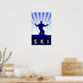 Poster ski alpin (Cuisine)