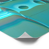 Poster Ski Art Abstrait (Coin)