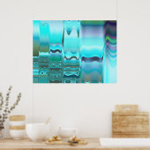 Poster Ski Art Abstrait (Cuisine)