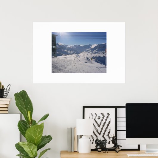 Poster Ski autrichien (Bureau à domicile)