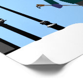 Poster Ski Beacon Hill Boston (Coin)