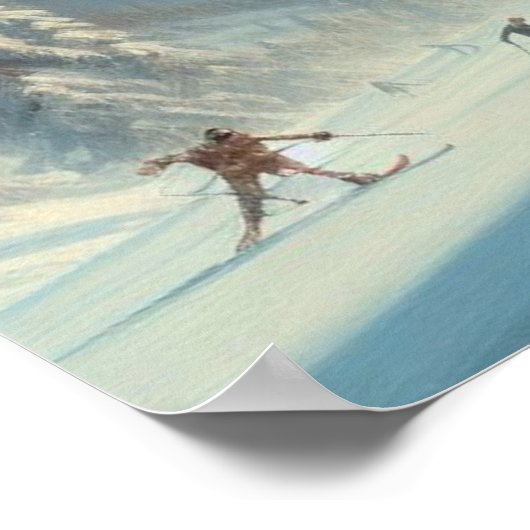 Poster Ski Bigfoot (Coin)