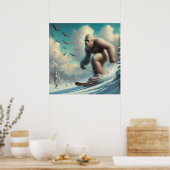 Poster Ski Bigfoot (Cuisine)
