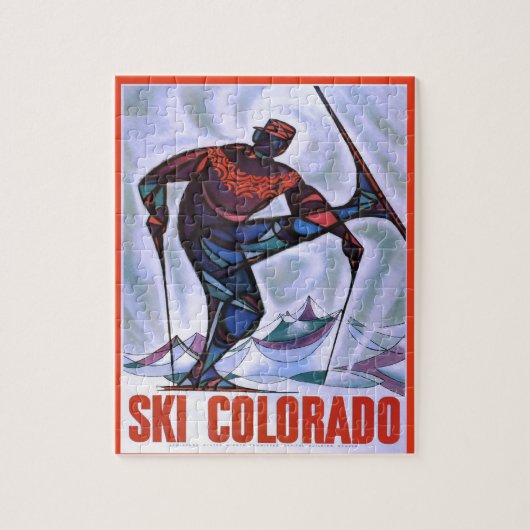 poster, Ski Colorado Legpuzzel (Verticaal)