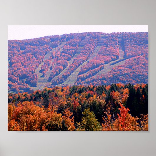 Poster - Ski d'automne (Devant)