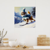 Poster Ski de chien (Cuisine)