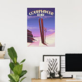 Poster Ski de Courmayeur Italie (Bureau à domicile)