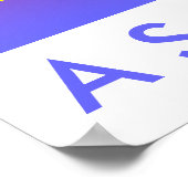 Poster ski de descente aspen (Coin)