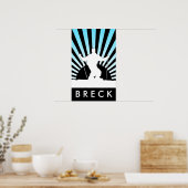 Poster ski de descente breckenridge (Cuisine)