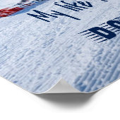 Poster Ski de descente Funny Motivational Ski de neige (Coin)