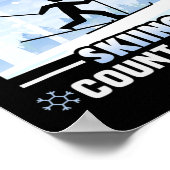 Poster Ski De Fond Me Compte Dans Ski De Fond (Coin)