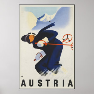 Poster Ski de l'Autriche