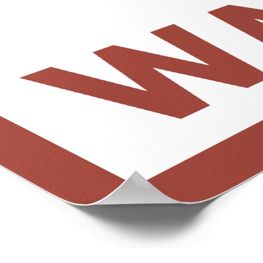 Poster Ski de neige - Washington (Coin)