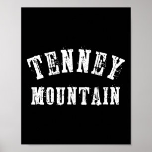 Poster Ski de ski Tenney Mountain Plymouth New Hampshire