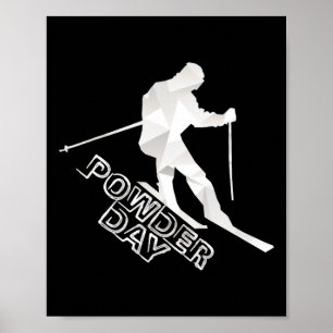 Poster Ski de snowboard Alpine Winter Sport Downhill Slal