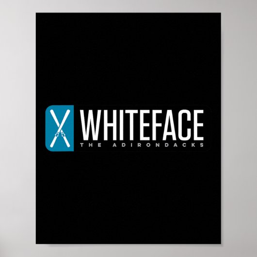 Poster Ski de Whiteface Ny Mountain (Devant)