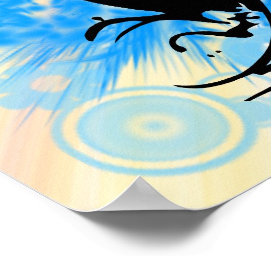 Poster Ski Eau (Coin)