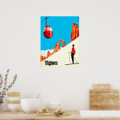 Poster Ski en Tignes, France (Cuisine)