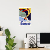 Poster Ski Encelade ! (Bureau à domicile)
