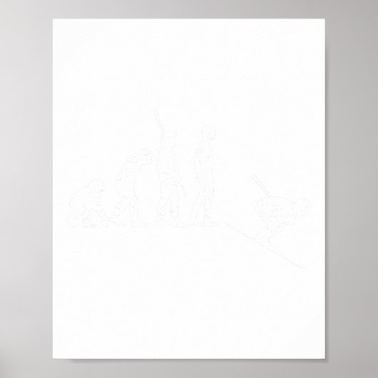 Poster Ski Évolution - Ski (Devant)