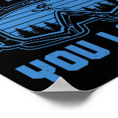 Poster Ski Funny Ski Vous Plus Tard Ski D'Hiver (Coin)