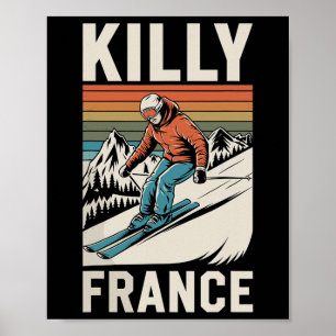 Poster Ski Killy France