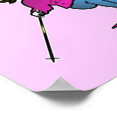 Poster Ski léger de neige (Coin)