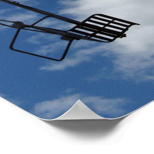 Poster Ski Lift et Sky (Coin)