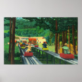 Poster Ski mobile Cranmore Mountain en été (Devant)