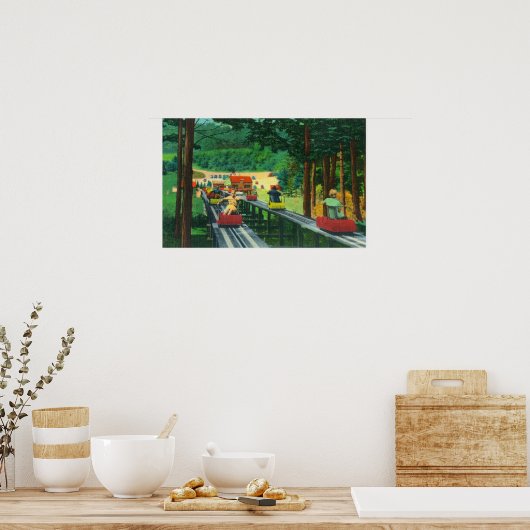 Poster Ski mobile Cranmore Mountain en été (Cuisine)