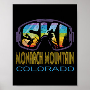 Poster Ski Monarch Mountain Colorado Vacances de Ski