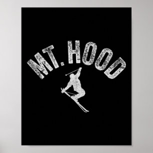 Poster Ski Mt Hood ou (oregon) Cool Mount Hood Hiver Ski