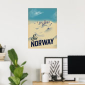 Poster Ski Norvège (Bureau à domicile)