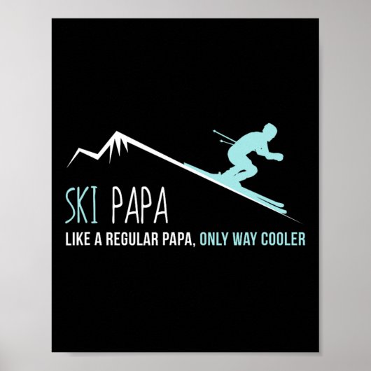 Poster Ski Papa (Devant)