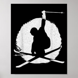 Poster Ski Rétro - Ski Vintage, Amateur De Ski, Cold W