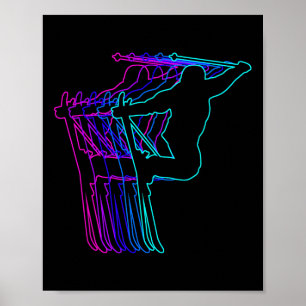 Poster Ski Skier Cadeaux Cadeaux Pour Garçons Jeunes Homm