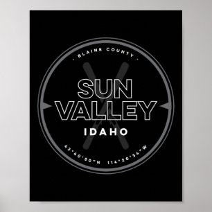 Poster Ski Sun Valley Idaho